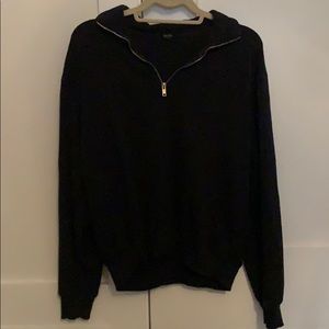 Brandy Melville navy quarter zip